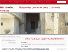 Tablet Screenshot of mjc-venelles.org